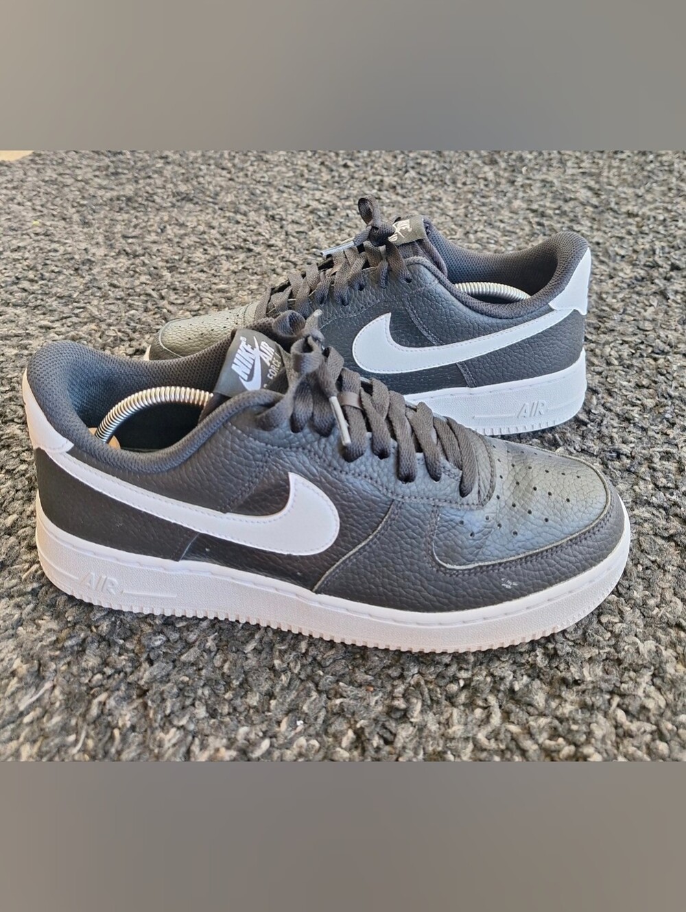 Nike Air Force 1'07 Black/White Men Shoes Size 8.5